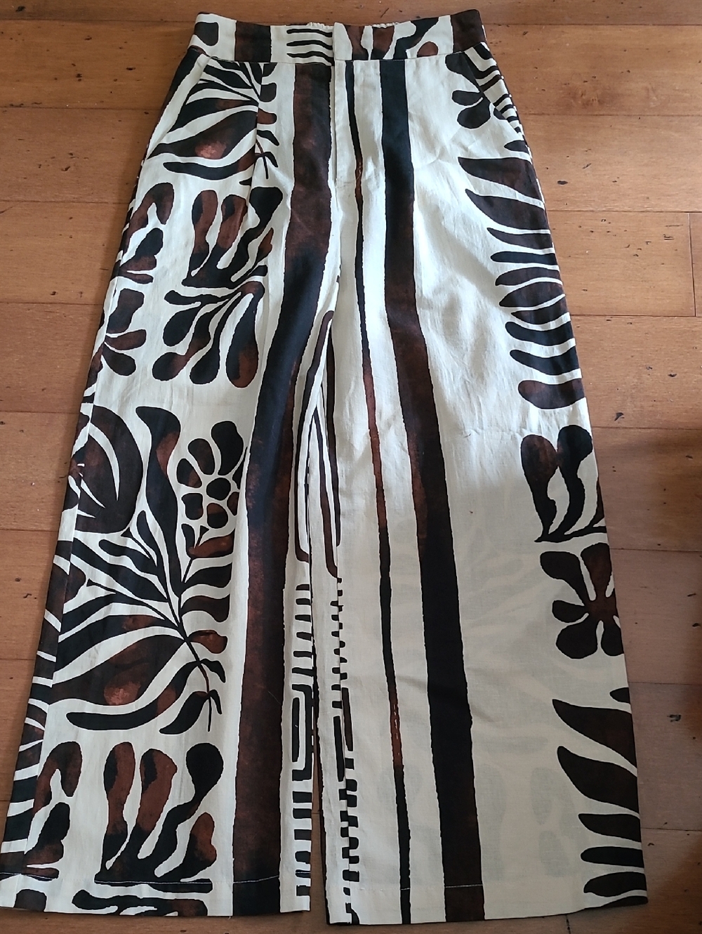 Mango Karina Cotton Blend Straight Trousers - Picture 3 of 7